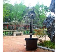 WANGXLGD Outdoor Cooling Fan Misting Fan Industrial Fan Outdoor Water Patio Water Tank Electric Fans Heavy Duty Garden Backyard Fan, 3 Speed Setting (81cm/31.9in)