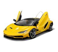 WANGXLGD Scale 1: 18 Die-cast Car Model, Compatible with Lamborghini LP770-4, Simulation Alloy Sports Car Model Collection(Yellow)