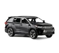 WANGXLGD Vehicles 1:32 Scale Car Model, Compatible with Toyota Highlander, SUV Model Door Sound and Light Alloy Car Metal Simulation