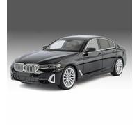 WANGXLGD Zinc Alloy Die-Cast Car Model 1:24 Scale Collection Decoration Ornaments, Compatible with BMW 530 (20 * 8.8 * 6.5cm) (Black)