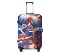 Wangxyozdp Amazing Basketball Court Print Travel Luggage Cover Baggage Suitcase Cover Protector Skins 18-32 Inch Luggage