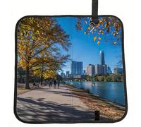 Wangxyozdp Austin Texas Print Hiking Seat Pad,Foldable seat cushion,for Camping Backpacking Stadium Outdoor