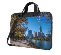 Wangxyozdp Austin Texas Print Laptop Shoulder Bag Messenger Bag Notebook with Accessories Pocket 13/14/15.6 inch