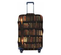 Wangxyozdp Book Room Mysterious Library Print Travel Luggage Cover Baggage Suitcase Cover Protector Skins 18-32 Inch Luggage