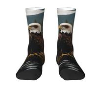Wangxyozdp Flying Eagle Print Adult Socks for Men Women Novelty Fashion Breathable Boot Socks Soft Comfortable