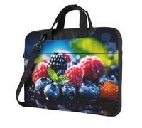 Wangxyozdp fruits on wood Print Laptop Shoulder Bag Messenger Bag Notebook with Accessories Pocket 13/14/15.6 inch