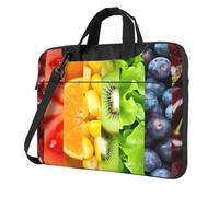 Wangxyozdp Fruits Print Laptop Shoulder Bag Messenger Bag Notebook with Accessories Pocket 13/14/15.6 inch