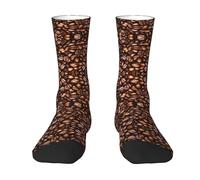 Wangxyozdp Funny Roasted Coffee Beans Print Adult Socks for Men Women Novelty Fashion Breathable Boot Socks Soft Comfortable