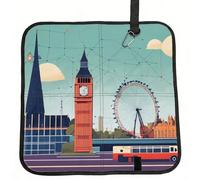 Wangxyozdp I Love London Print Hiking Seat Pad,Foldable seat cushion,for Camping Backpacking Stadium Outdoor