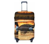 Wangxyozdp Loon Nature Bird Print Travel Luggage Cover Baggage Suitcase Cover Protector Skins 18-32 Inch Luggage