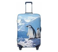 Wangxyozdp Snow Mountain Penguin Print Travel Luggage Cover Baggage Suitcase Cover Protector Skins 18-32 Inch Luggage