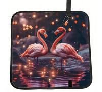 Wangxyozdp Two Red Flamingos Print Hiking Seat Pad,Foldable seat cushion,for Camping Backpacking Stadium Outdoor