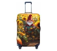 Wangxyozdp Xmas Funny Gnomes Print Travel Luggage Cover Baggage Suitcase Cover Protector Skins 18-32 Inch Luggage