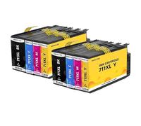 WANGYANFEIWH 711XL For H-*P For D-eignJet T120 520 Printer Compatible Ink Cartridge Full With 711(2Set)