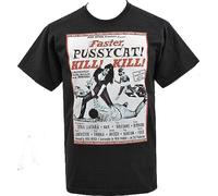 WANGYANGAN Mens Tshirt Faster Pussycat! Kill! Kill! BMovie Film Poster Russ Meyer Horror (Small)