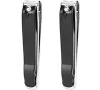 Wangyaohan nLarge Nail Clipper Set, 2 Stainless Steel fingernail and toenail Clippers, Curved Blades, Sharp and Sturdy