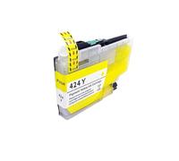 WanGYhuiOu LC424 Compatible Ink Cartridge For B-rother DCP-J1200DW DCP-J1200W DCP-J1200WE Printer(1 Yellow)