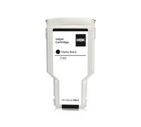 WANGYIWH 300ML Pigment Dye Ink Cartridge 6Colors For H-/*P 730 HP730 D-esinJet T1600 T1600dr T1700 T1700dr T2600 T2600d P2V68A P2V69A P2V70A(Matte Black)