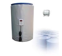 WANGYYDS 195 * 88cm（77"*35" Drum Heating Blanket,IBC Barrel Heater, All-Inclusive Design On The Sides,Real-Time Temperature Screen Display,Grey-2000W，Full-Wrap
