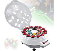 WANGYYDS Billiard Ball Cleaning Machine, Automatic Pool Ball Polisher, Billiards Cleaner Polisher Electric Billiard Ball Cleaner and Polisher, for 16 Billiard and 22 Snooker Balls 180W 22ballSnooker