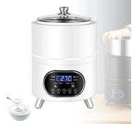 WANGYYDS Commercial Yogurt Maker,Automatic Yogurt Fermentation Machine with Time and Temperature Control,Black Garlic Fermentation Machine, Sweet Rice Wine Maker for Home(8/12L) Black-8L