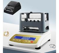 WANGYYDS Digital Electronic Gold Purity Analyser & K Value Tester, Versatile Precious Metal Densimeter Suitable for Jewelry Store, Commercial Testing and Lab Use w/Printer-MDJ300K