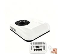 WANGYYDS Quiet 12V/24V Rooftop A/C Unit with Cooling & Heating White12V