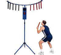 WANGYYDS Reaction Catch Machine, 5 Speeds/6 Levels, Adjustable Height 35.4-78.7 in Blue