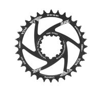 WANGZEYU Chainrings For Bikes Round Oval Chainring 1mm 3mm 6mm Offset Direct Mount ForSram XX1 X01 X1 X0 X9,30T 32T 34T 36T 38T 40T MTB Bicycle Road Bike Bicycle Chainring(Offset1mm 32TRound)