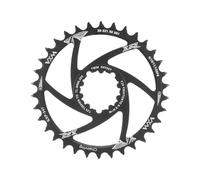 WANGZEYU Chainrings For Bikes Round Oval Chainring 1mm 3mm 6mm Offset Direct Mount ForSram XX1 X01 X1 X0 X9,30T 32T 34T 36T 38T 40T MTB Bicycle Road Bike Bicycle Chainring(Offset 1mm 34TRound)
