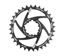 WANGZEYU Chainrings For Bikes Round Oval Chainring 1mm 3mm 6mm Offset Direct Mount ForSram XX1 X01 X1 X0 X9,30T 32T 34T 36T 38T 40T MTB Bicycle Road Bike Bicycle Chainring(Offset 3mm 32T Round)
