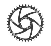 WANGZEYU Chainrings For Bikes Round Oval Chainring 1mm 3mm 6mm Offset Direct Mount ForSram XX1 X01 X1 X0 X9,30T 32T 34T 36T 38T 40T MTB Bicycle Road Bike Bicycle Chainring(Offset 1mm 38T Round)