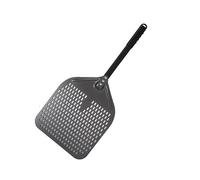 WANGZEYU Pizza Paddle 10 12 13 14 16 Inch Big Pizza Perforated Shovel Paddle Short Handle For Oven Turning Peel Kitchen Tools Nonstick Pizza Baking Pizza Peel(Color:13inch 74cm)