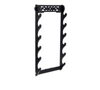 WANGZHENG 1-6-Tier Sword Holder Wall Mount Samurai Sword Display Stand Sword Bracket Hanger for Katana Wakizashi and Standard Swords Wall- Bushido-6-Tier