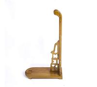 WANGZHENG Vertical Sword Stand Displaysamurai Sword Katana Tanto Holder Large Swan Stand Display-Solid wood goose