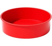 Wangzhuang 8 inch Cake Pans- Silicone Round Cake Molds for Layer Cake, Cheese Cake and Chocolate Cake, Non-Stick and Dishwasher Safe Silicone Baking Pans (1)