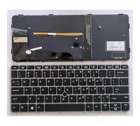 WANGZOZ US Laptop Keyboard for HP for EliteBook 820 G3 G4 725 Easy to replace(With Backlit US 2)