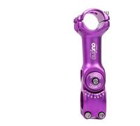 wanhaoaony Bike Stem Adjustable MTB Stem 0-60 Degree Adjust Stem 25.4/31.8mm Bike Handlebar Riser 90-130mm Colorful Stemming Bicycle Pieces Mtb Stem(31.8x120mm purple)