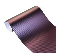 wanhaoaony Car Wrap 152 * 10/20cm 3D Carbon Fiber Chameleon Stickers Car Styling Foil Wrap Decal Vinyl Film Auto Interior Decoration Accessories(Purple to blue 9084,152x20cm)