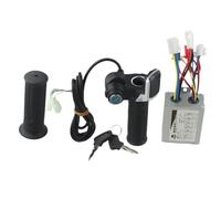 wanhaoaony Ebike Controller 1×Bicycle Brushed Controller Throttle Grip Kit 24V/36V/48V 250W/350W/500W/1000W Electric Scooter E-Bike Retrofit Sets(36V500W)