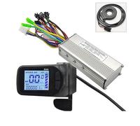 wanhaoaony Ebike Controller 24V 36V 48V 500W 22A E-Bike Brushless Motor Drive Universal Controller Display Screen Throttle Set For Electric Scooter(S886-500W-PAS)