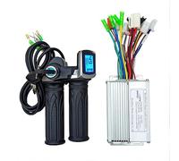 wanhaoaony Ebike Controller 36V 48V 350W 18A Brushless Motor Universal Drive Dual Mode Controller With Speed Display Throttle Kit For Electric Scooter(36V 350W)