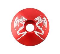 wanhaoaony Headset Bearings Mountain Bike Headset Cover Aluminum Alloy Ultra-ligh Bowl Cover Road Bike Fixed Gear Folding Parts Headset Top Cap Mtb Headset (Color : Dragon Red)