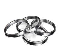 wanhaoaony Hub Centric Rings 4pieces/set 56.1to54.1、56.1to73.1、56.1to64.1、56.1to72.56、56.1to72.6 Hub Centric Rings Aluminium Alloy Wheel Hub Rings(56.1to73.1)