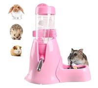 Wanheart 3 in 1 Pet Automatic Water Dispenser PP Water Bottle No Drip Small Pet Water Bottle (Pink, 80ml)