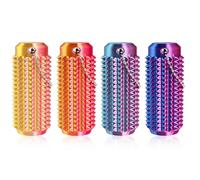 Wanheart 4PCS Little Ouchies Pain Fidget, 3D Printed Pain Relief Keychain, Pain Stimming Fidgets for Soothe Discomfort & Stress, Spiky Grippie Stress Reliever for Adults & Teens