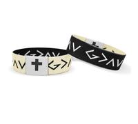 Wanheart Bible Verse Bracelets,Wearable Bibles Bracelets,God Bracelet,Daily Bible Verse Bracelet Wristbands for Women Men Inspirational Religious Gifts, M, Fabric, no gemstone