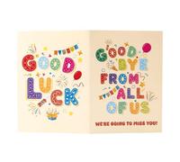 Wanheart Good Luck Cards - Moving, Leaving or New Job Card for Him or Her - 'Here's To Your Next Chapter' Good Luck Card for Men and Women, promotion, Retirement, Graduation, New Home