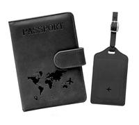 Wanheart Passport Holder Cover, PU Leather Passport Cover with RFID Blocking, Universal Travel Wallet, Boarding Pass, Credit Cards & ID, Travel Accessories for Men & Women