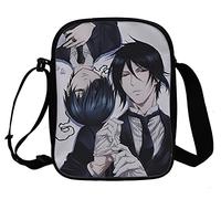 WANHONGYUE Anime Black Butler Shoulder Messenger Bag Small Handbag Student Sports Travel Crossbody Bag 1034/2